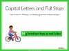 Capital Letters and Full Stops - Years 3 and 4 Teaching Resources (slide 1/19)